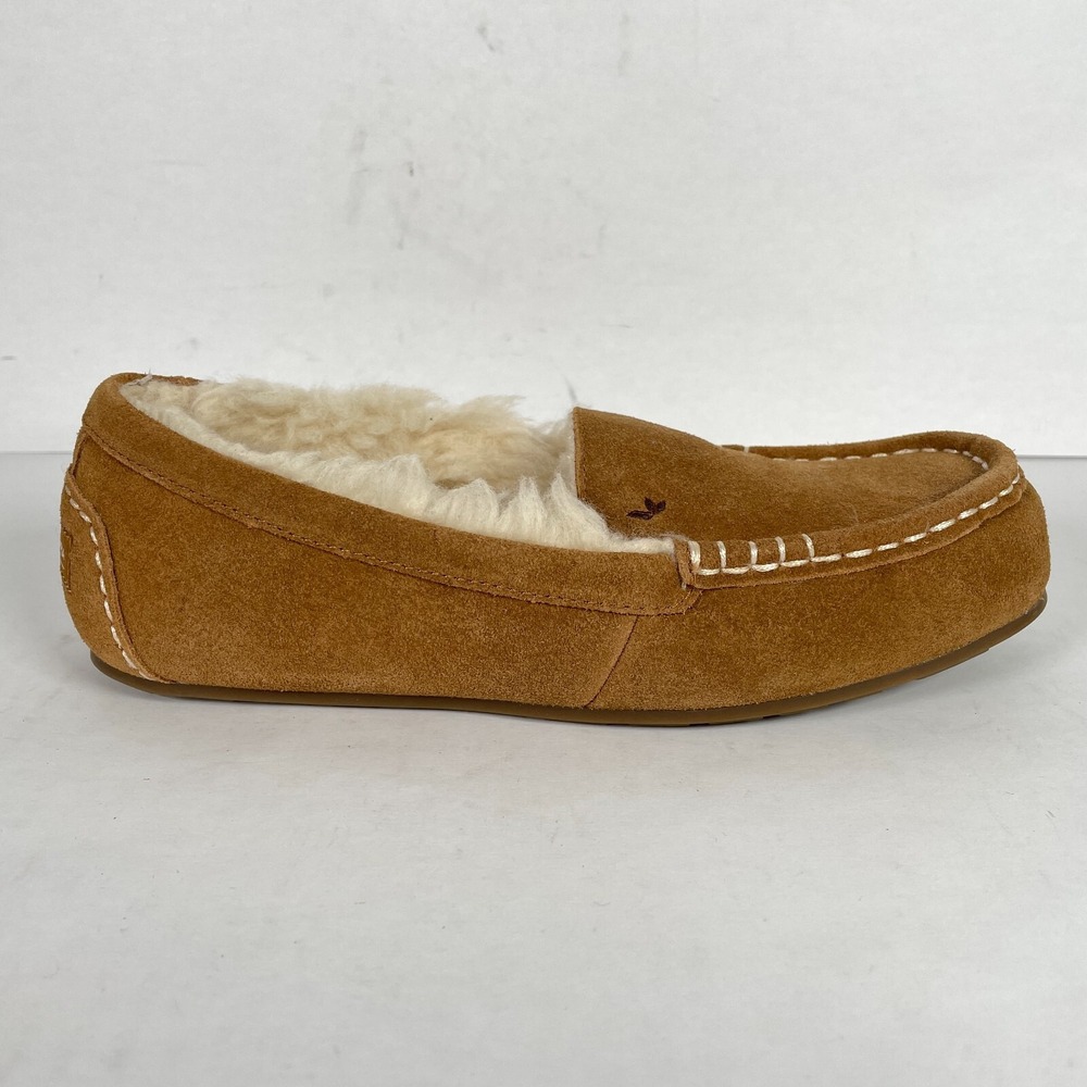 Koolaburra By Ugg Lezly Slippers Womens Size 6 Tan Brown Suede Moccasin Shoes
